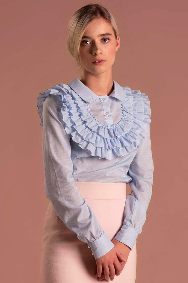 Blouse Laura Blue / Lilith by Katarina Baban / Autumn19 Collection
