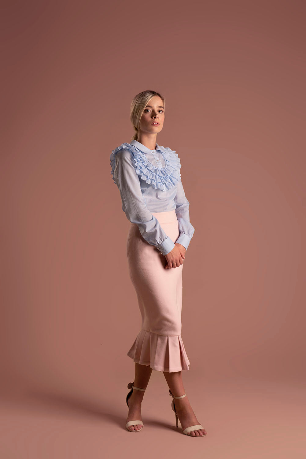 Blouse Laura Blue / Lilith by Katarina Baban / Autumn19 Collection