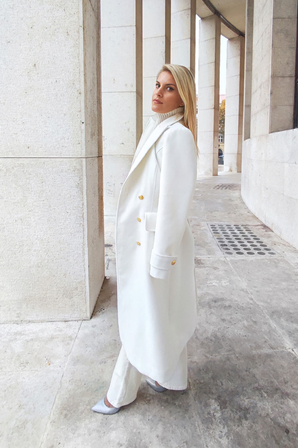 Coat Gemma White