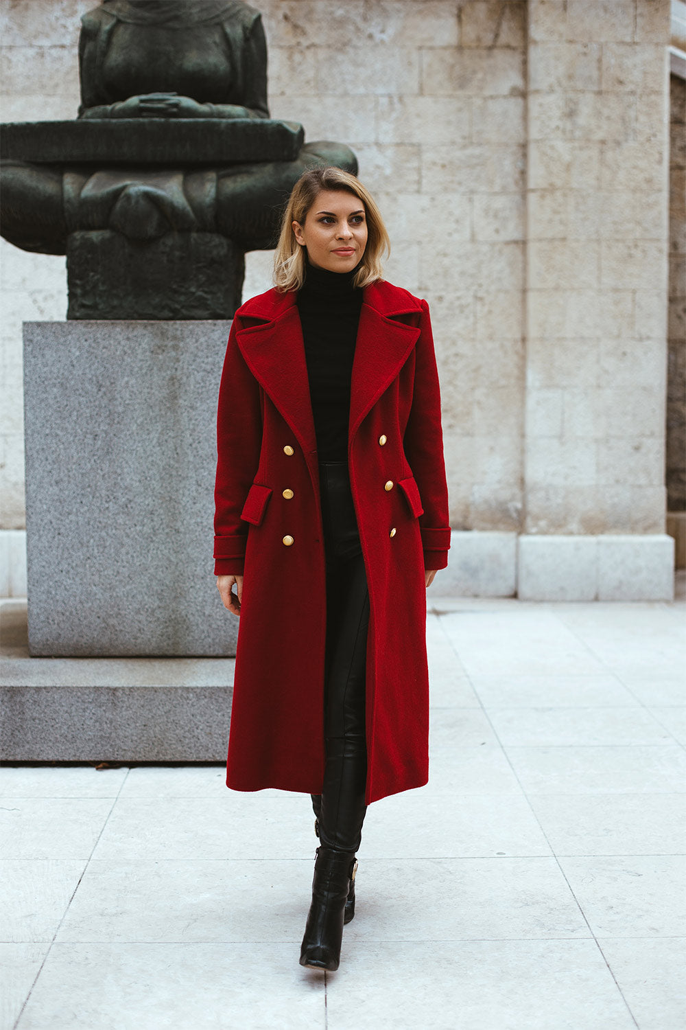 Coat Gemma Red