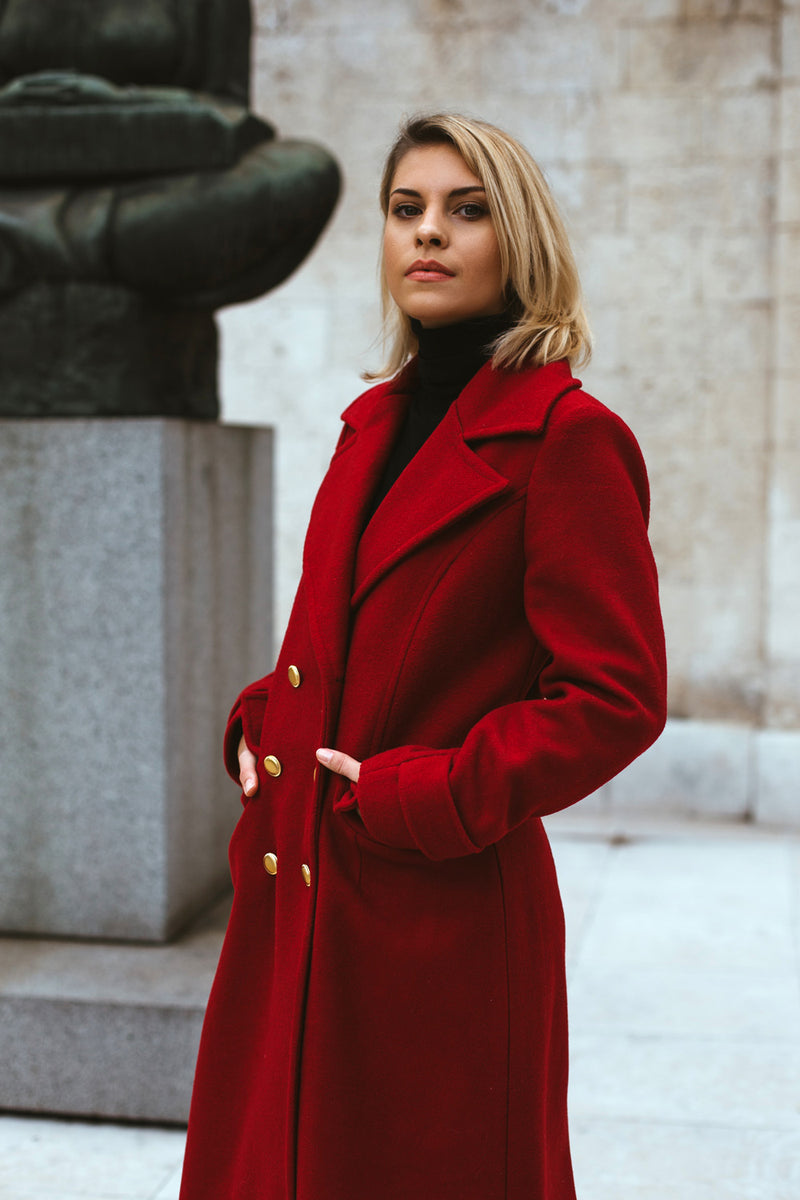 Coat Gemma Red